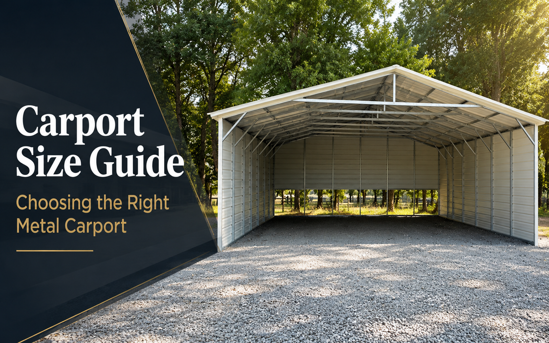 Carport Size Guide: Choosing the Right Metal Carport