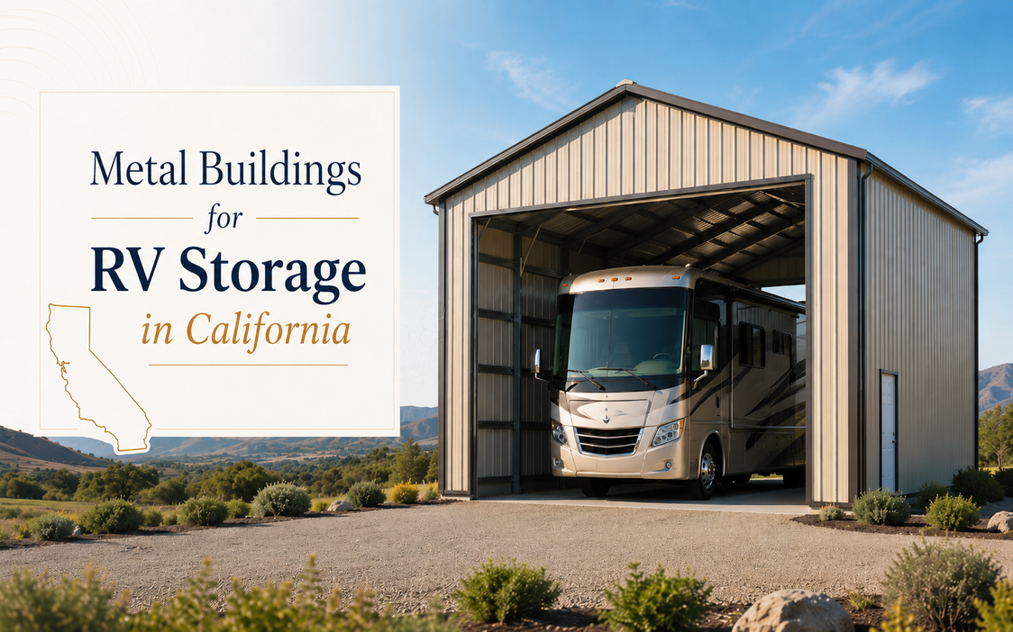 Metal Buildings for RV Storage in California