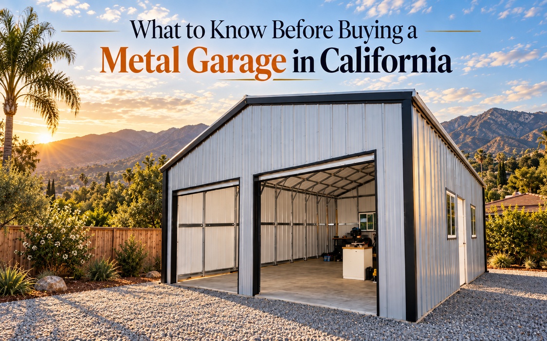 Metal Garages in California: Complete Buying and Planning Guide