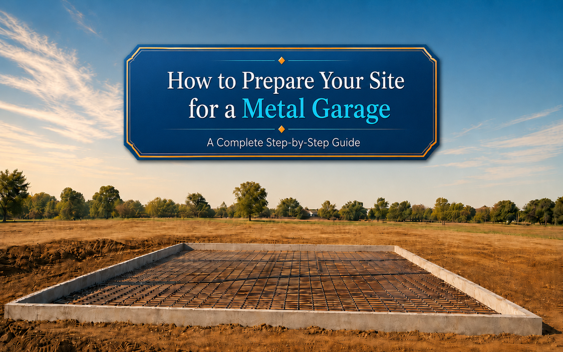 How to Prepare Your Site for a Metal Garage: A Complete Step-by-Step Guide