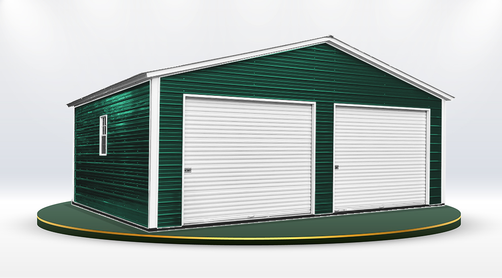 Metal building in Evergreen