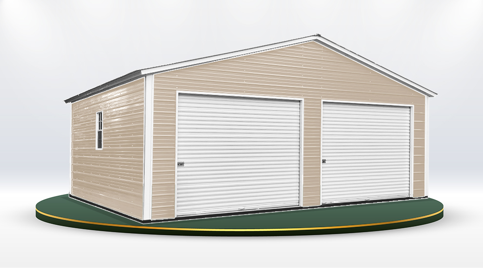 Metal building in Pebble Beige