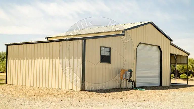 22x25x12 Metal Barn