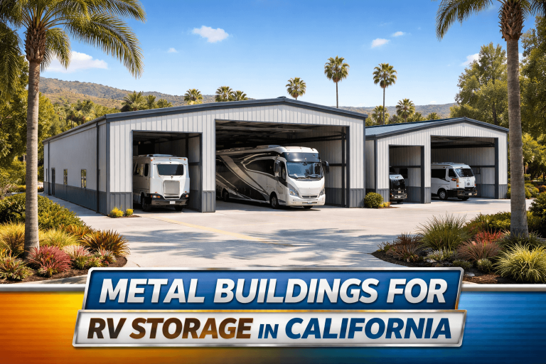 Metal Buildings for RV Storage in California