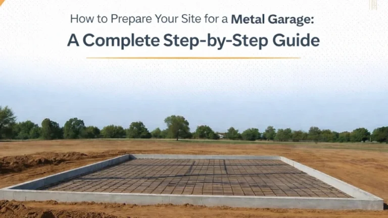 How to Prepare Your Site for a Metal Garage: A Complete Step-by-Step Guide